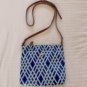 Land’s End Coated Canvas cross body bag